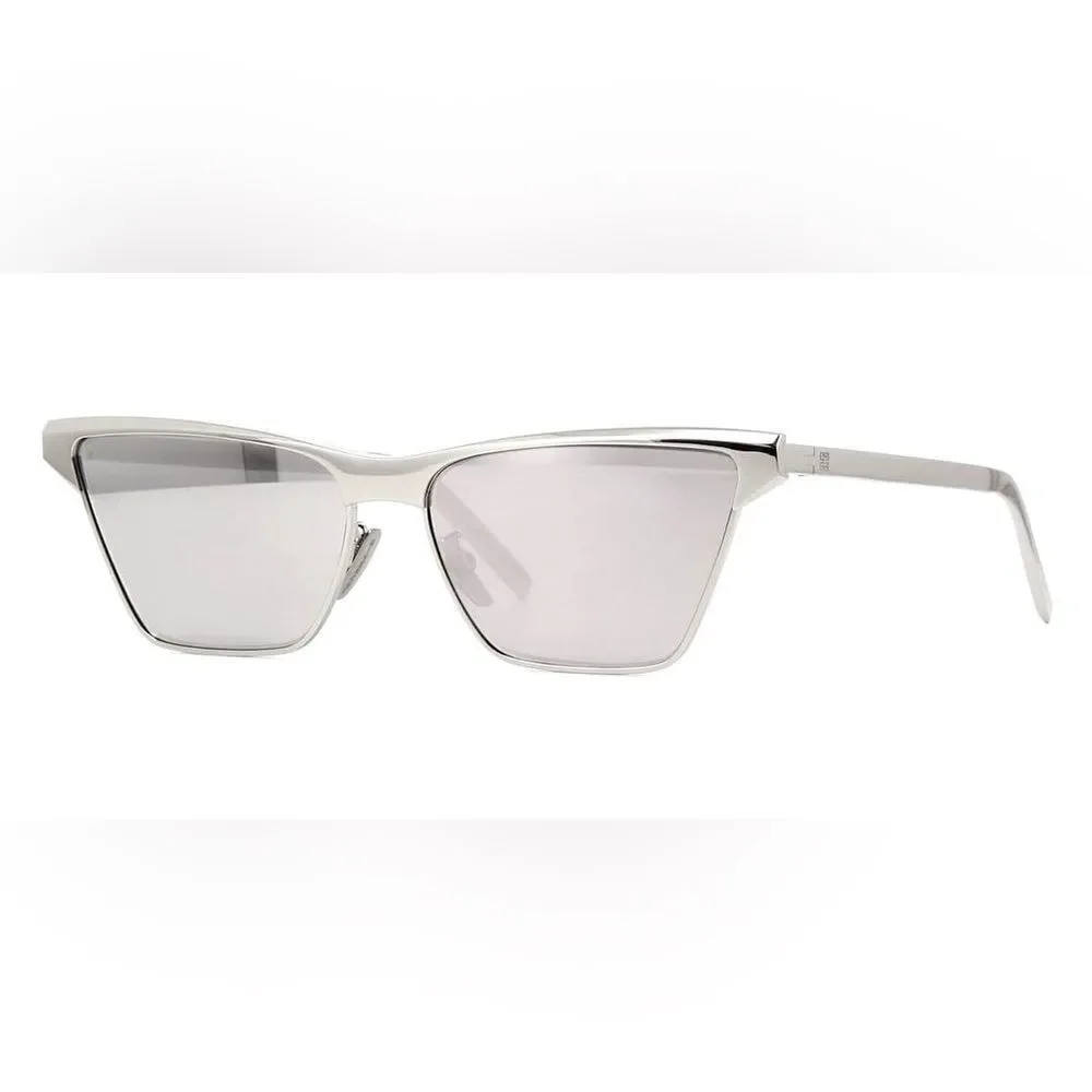 Givenchy NWT Unisex Metal Engraved Logo Rectangle Sunglasses